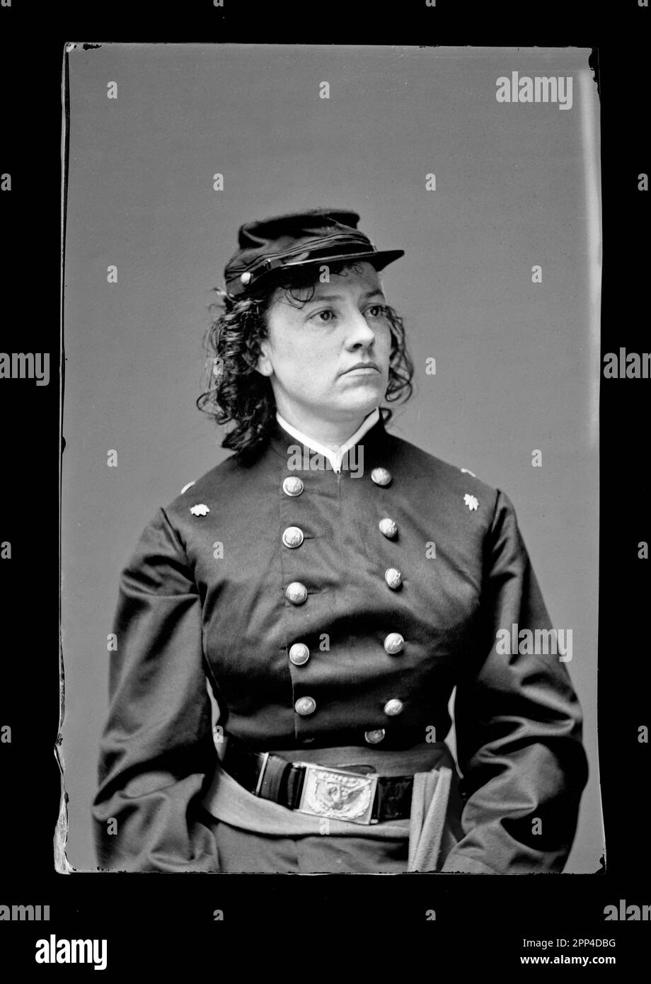 Paolino Cushman. 1864 | New York. Fotografo: Mathew Brady StudioBorn Harriet Wood (1833 – 1893) è stata un'attrice americana e una spia per il #UnionArm Foto Stock