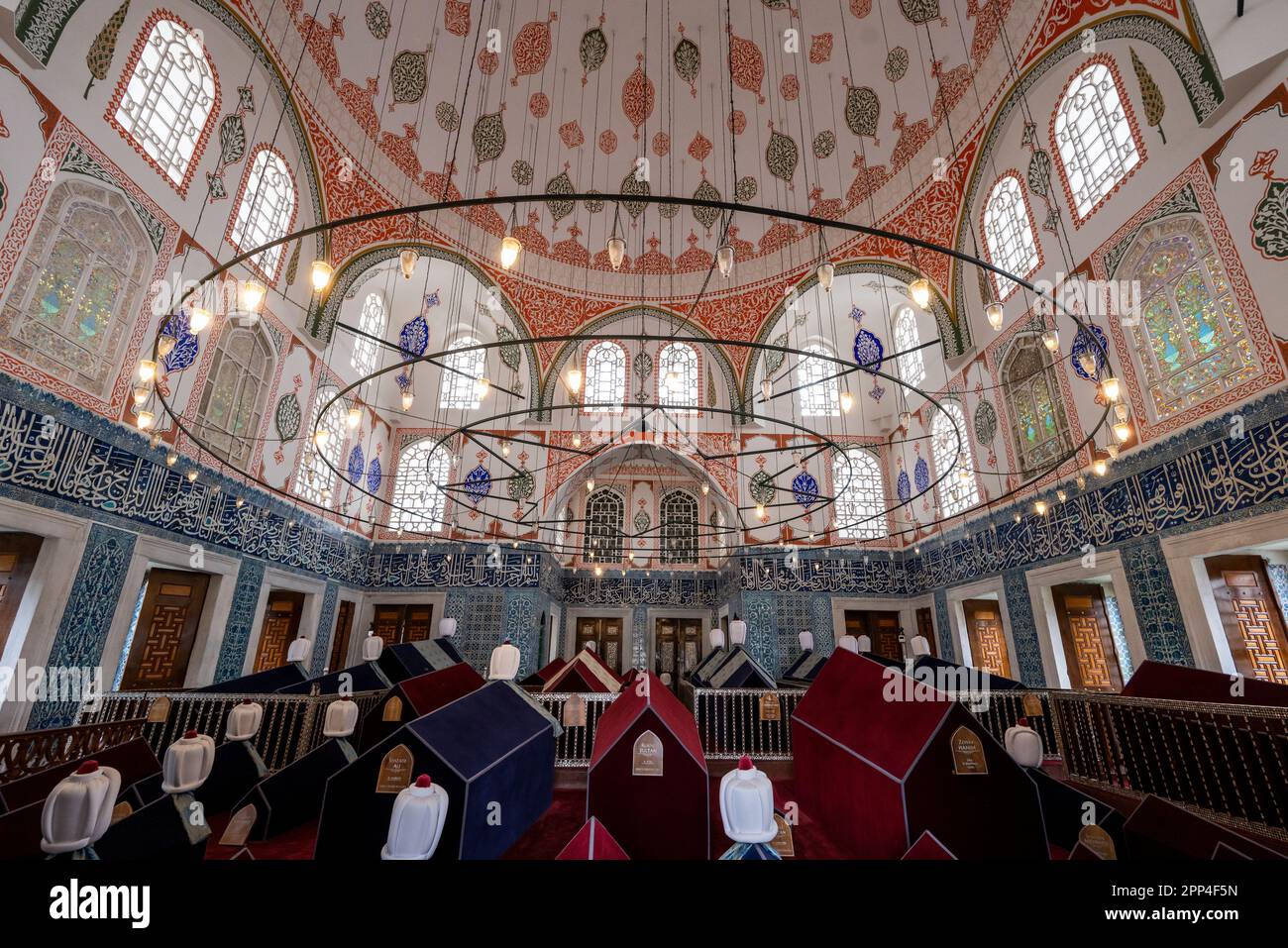 Tomba di Turhan Sultan (Turhan Sultan Türbesi), Fatih, Istanbul, Turchia Foto Stock
