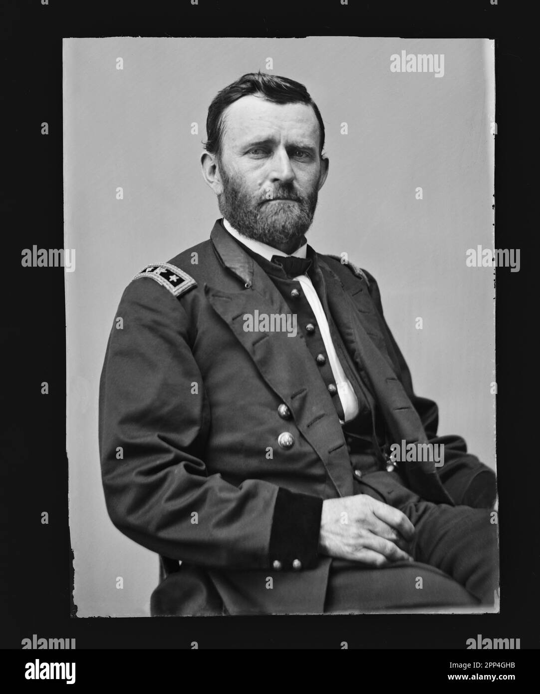 Generale Ulysses S. Grant. c. 1860-70 Foto Stock