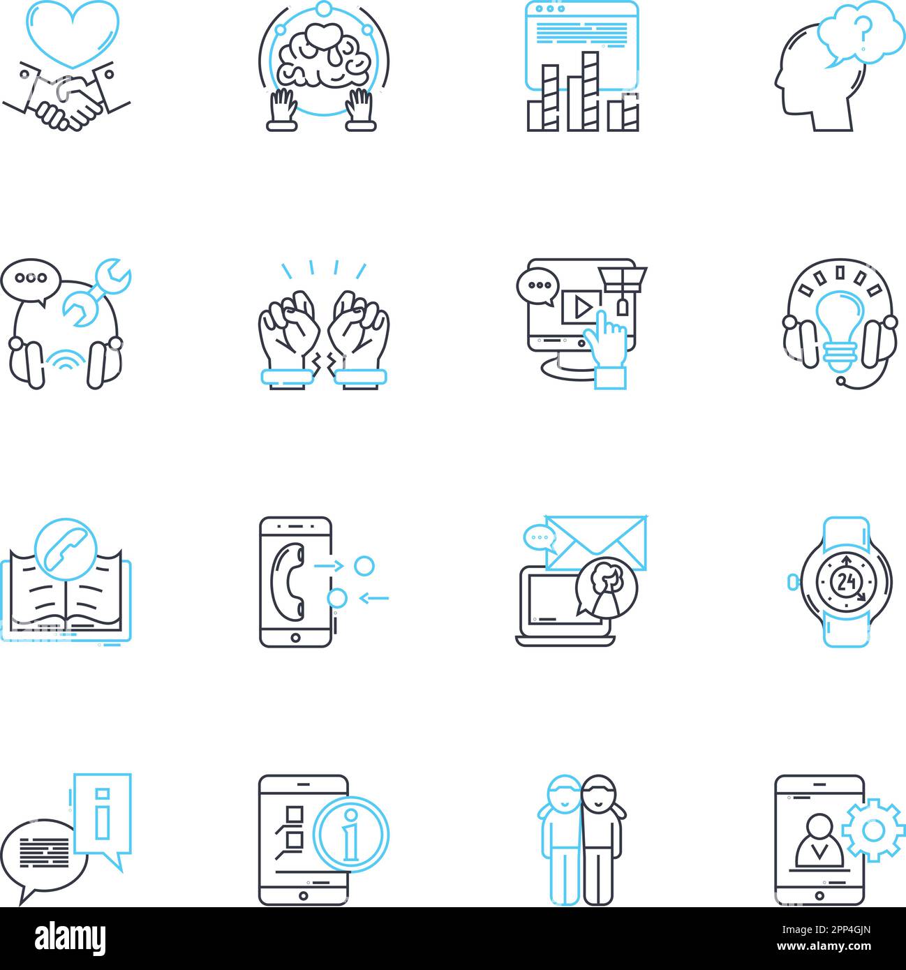 Backup rinforzo set di icone lineari. Protezione, sicurezza, backup, rinforzo, protezione, Conservazione, vettore di linea di supporto e segnali concettuali Illustrazione Vettoriale