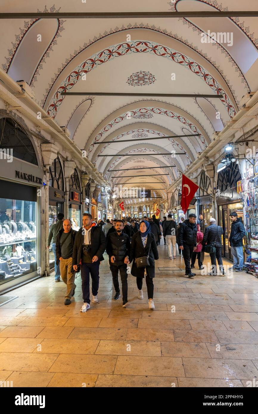 Il Grand Bazaar, Istanbul, Turchia Foto Stock
