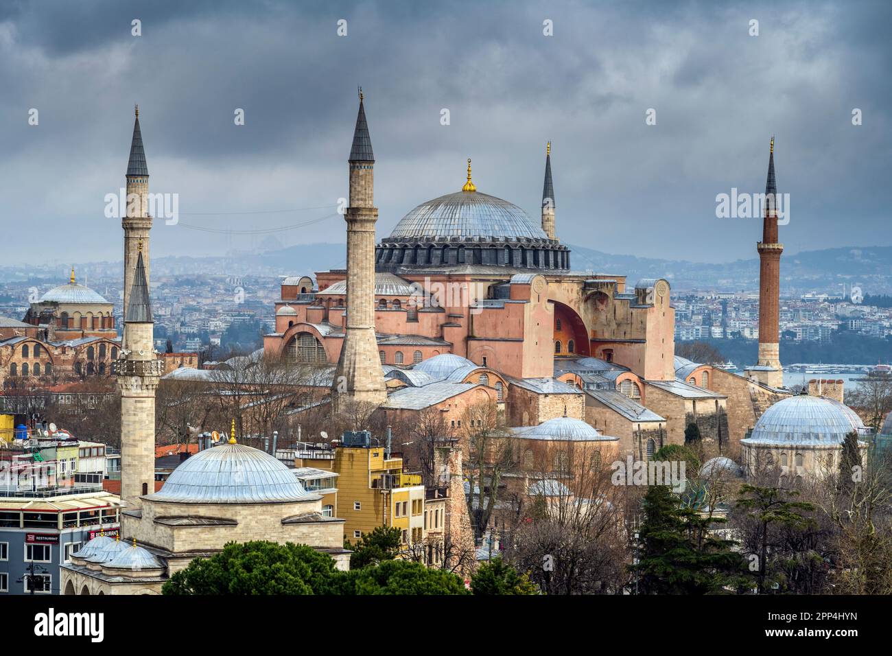 Grande Moschea di Santa Sofia (Ayasofya) , Istanbul, Turchia Foto Stock