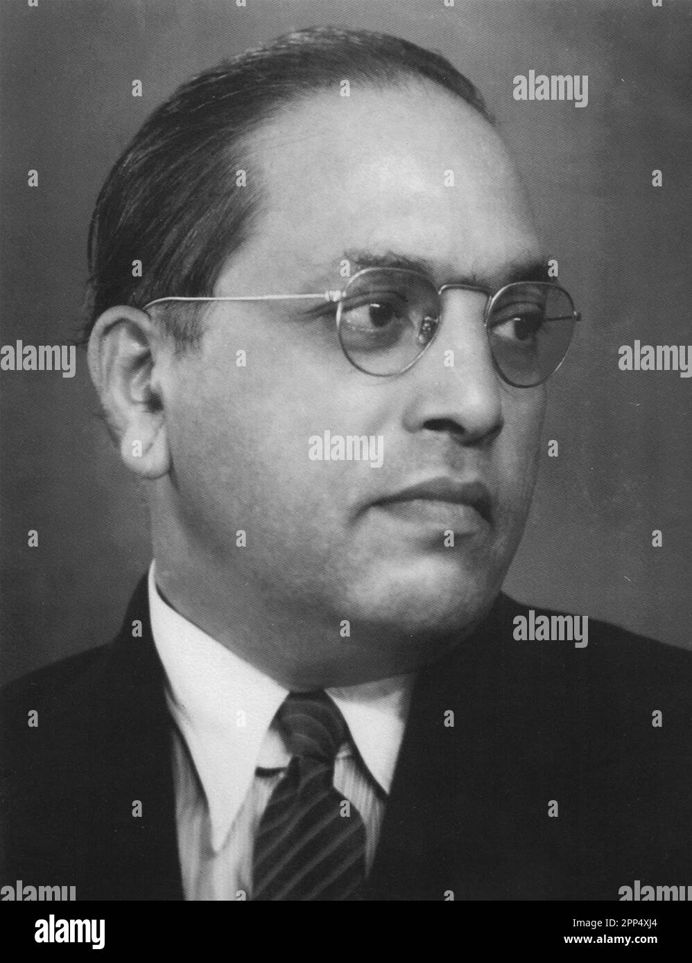 Dr. Bhimrao Ramji Ambedkar. Foto Stock