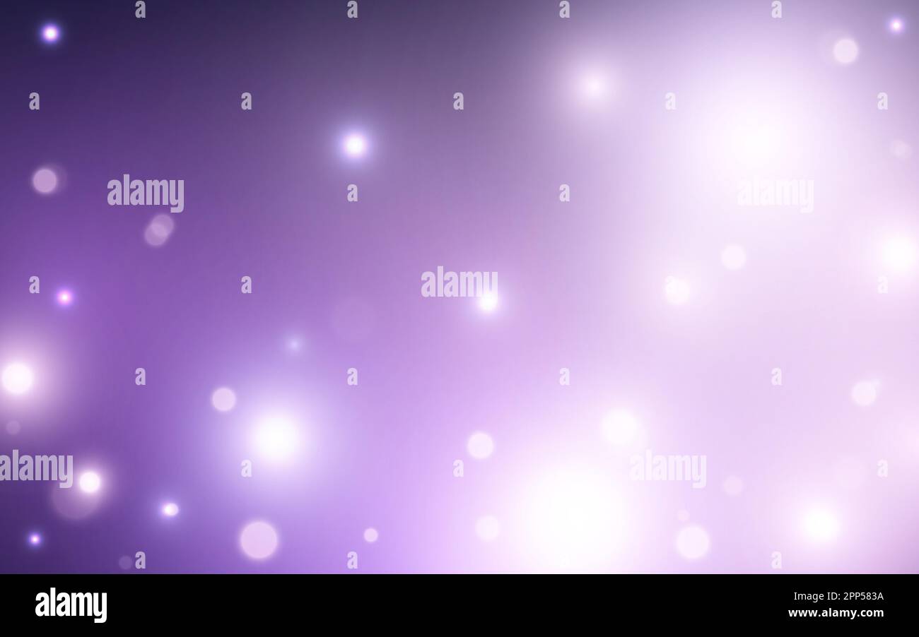 Colore viola chiaro bokeh sfondo astratto, Vector eps 10 illustrazione bokeh particelle, decorazione di sfondo Illustrazione Vettoriale
