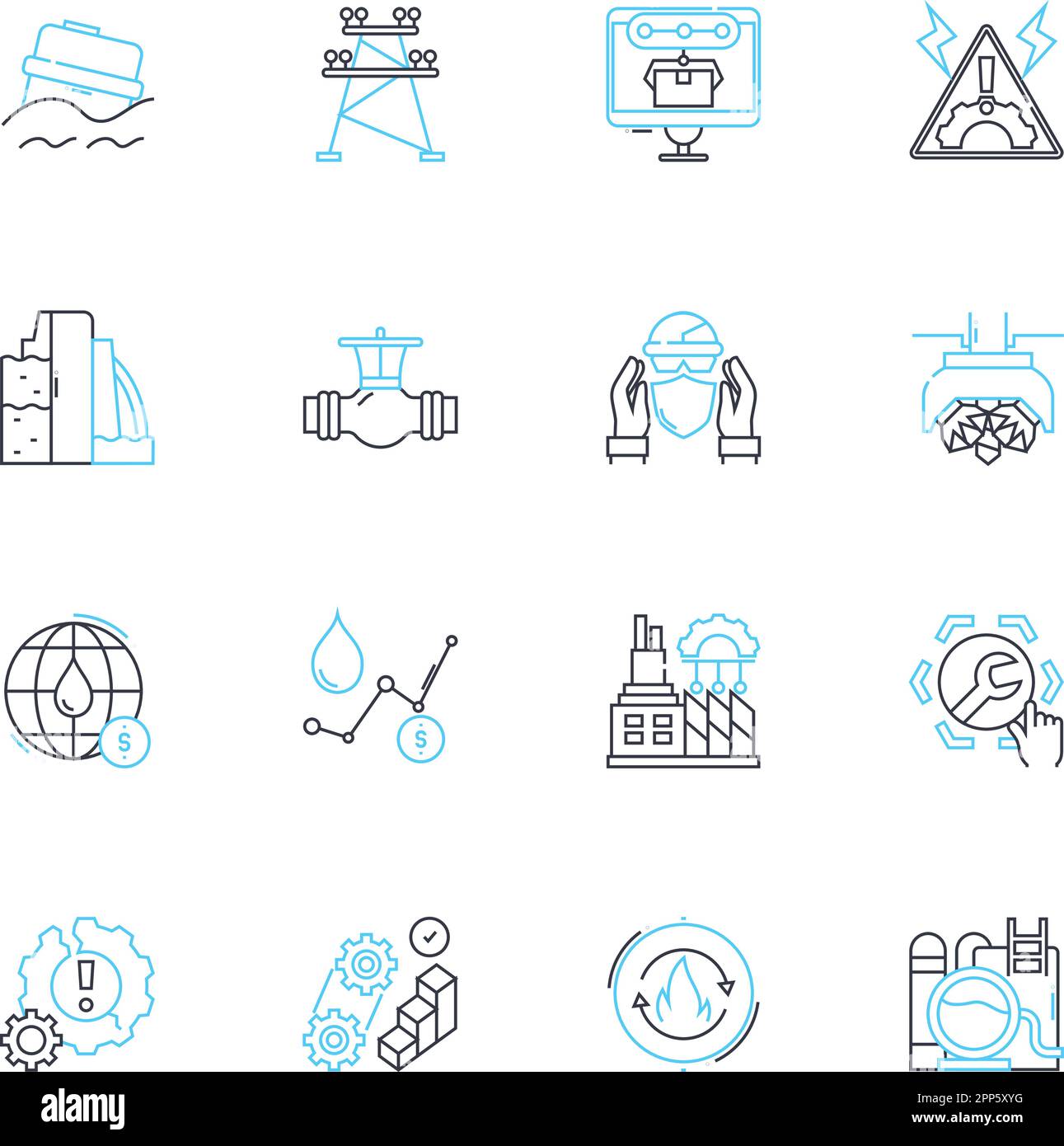 Set di icone lineari Plantation. Cotone, Estate, Agricoltura, schiavitù, raccolto, Agricoltura, vettore di linea del proprietario di terra e segnali di concetto. Crop, diritti civili Illustrazione Vettoriale