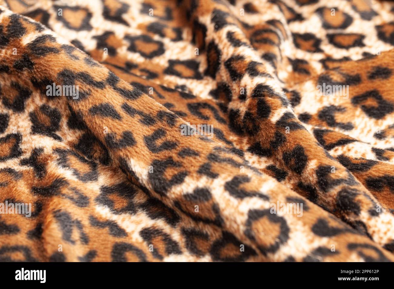 Texture della pelle leopardata per lo sfondo. Foto Stock