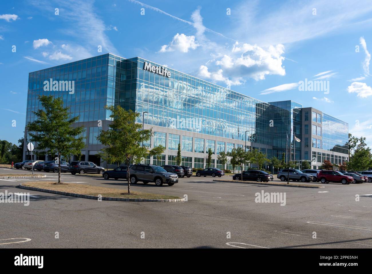 Sede centrale MetLife a Whippany, New Jersey, USA Foto Stock