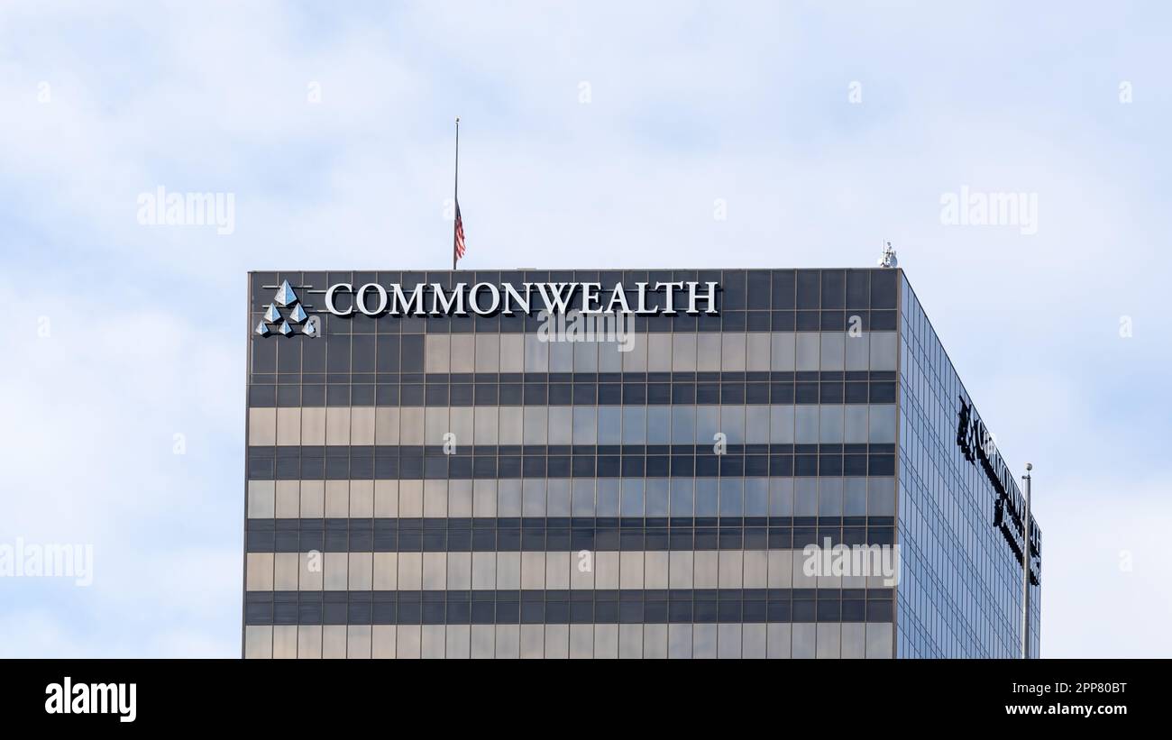 Ufficio Commonwealth Financial Network al 110 Plaza di San Diego, California, USA Foto Stock