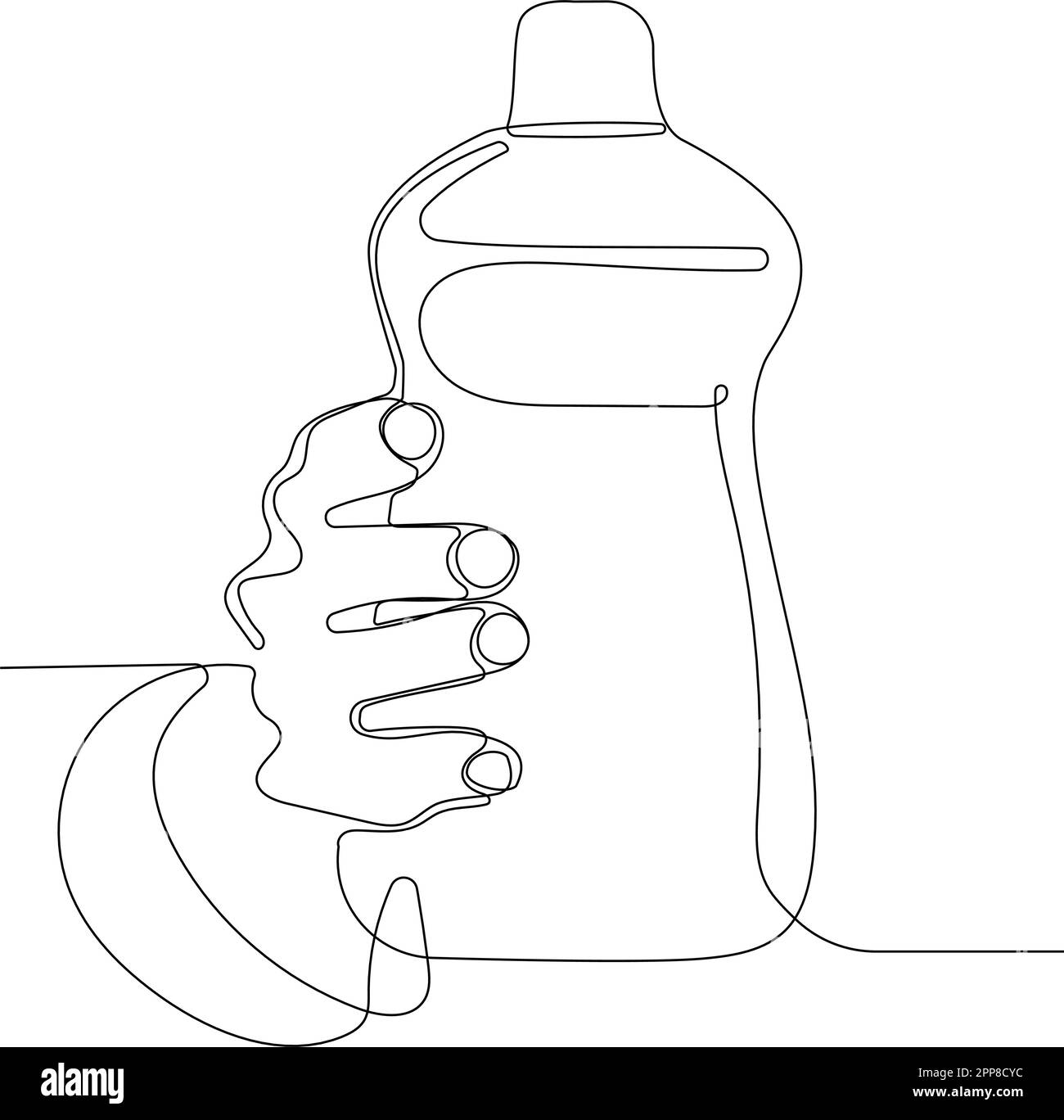 Home pulizia servizio landing page design concetto, illustrazione di janitors con strumenti di pulizia. Illustrazione vettoriale Illustrazione Vettoriale