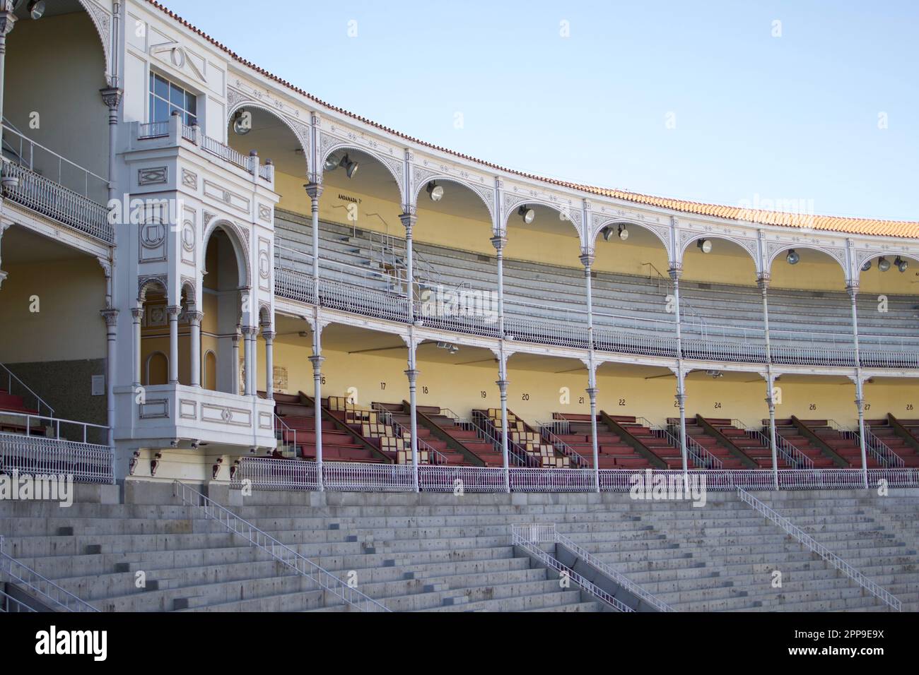 Toros de Plaza, Madrid Spagna Foto Stock
