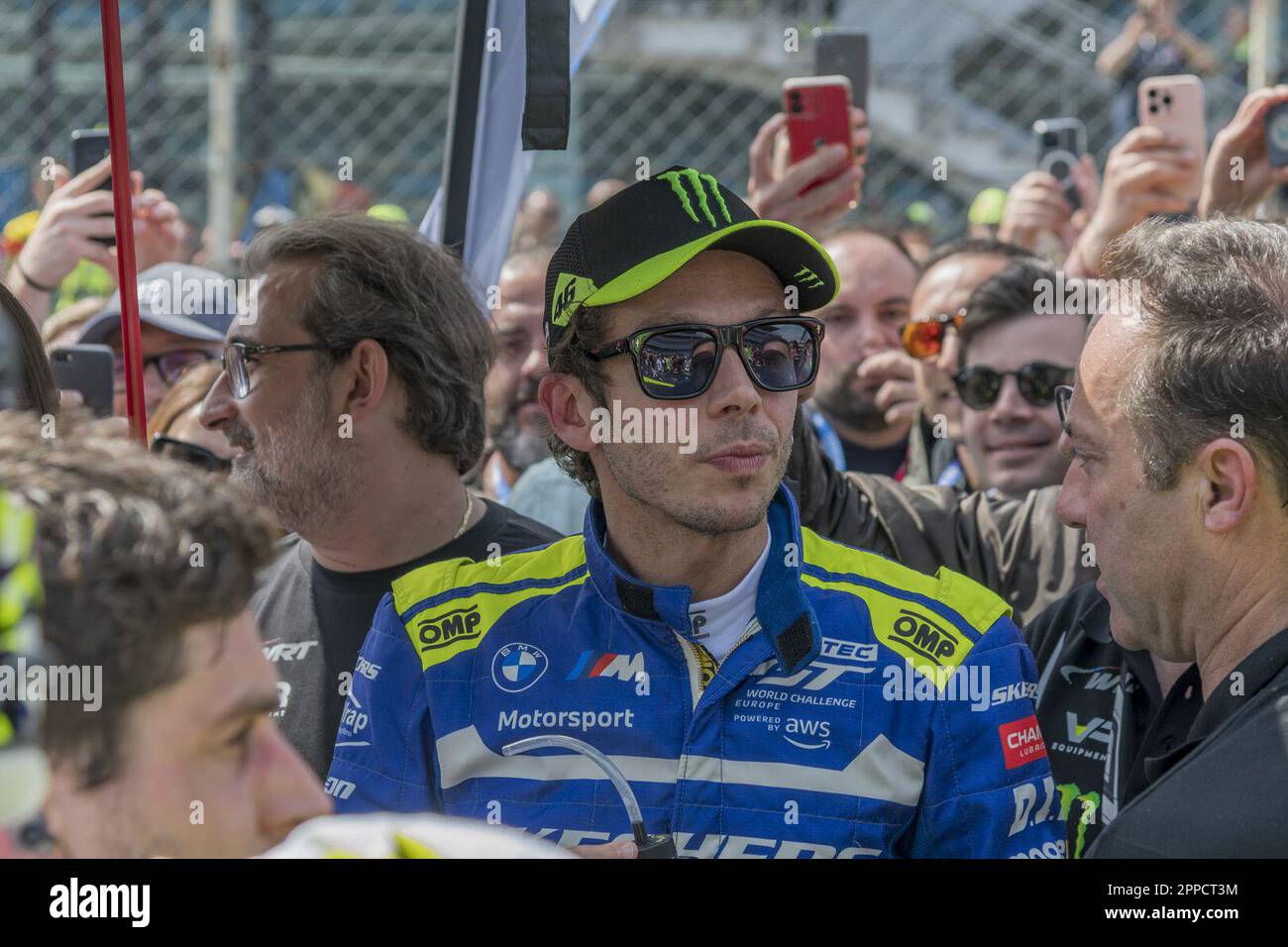 Monza, Italia. 23rd Apr, 2023. Monza, Monza, Italia, 23 aprile 2023, Valentino Rossi - GT World Challenge Monza 2023 durante Fanatec GT World Challenge Europe Powered by AWS - 2023 MONZA - Grand Tourism Credit: Live Media Publishing Group/Alamy Live News Foto Stock