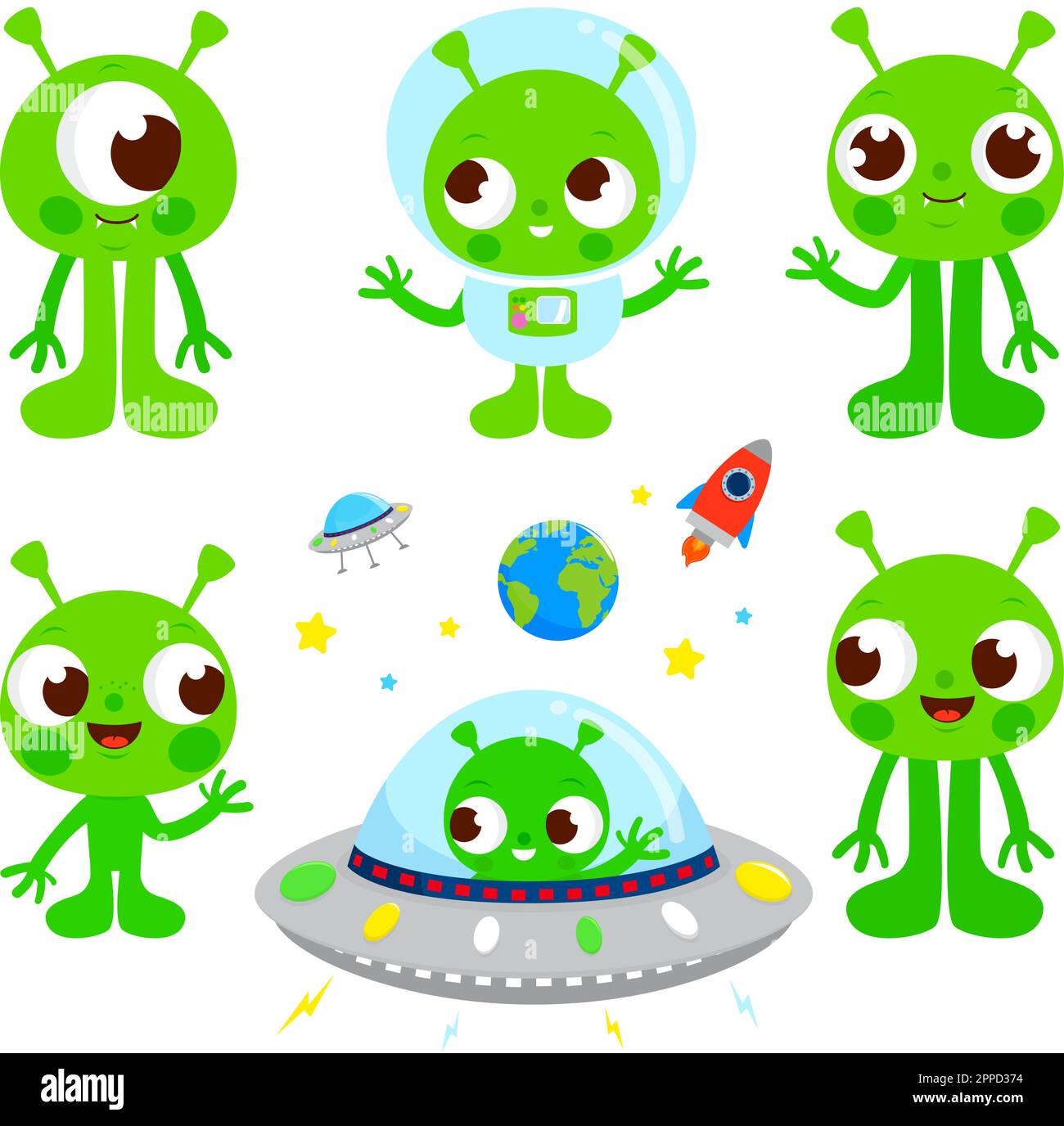 Alieni di cartoni animati immagini e fotografie stock ad alta risoluzione -  Alamy
