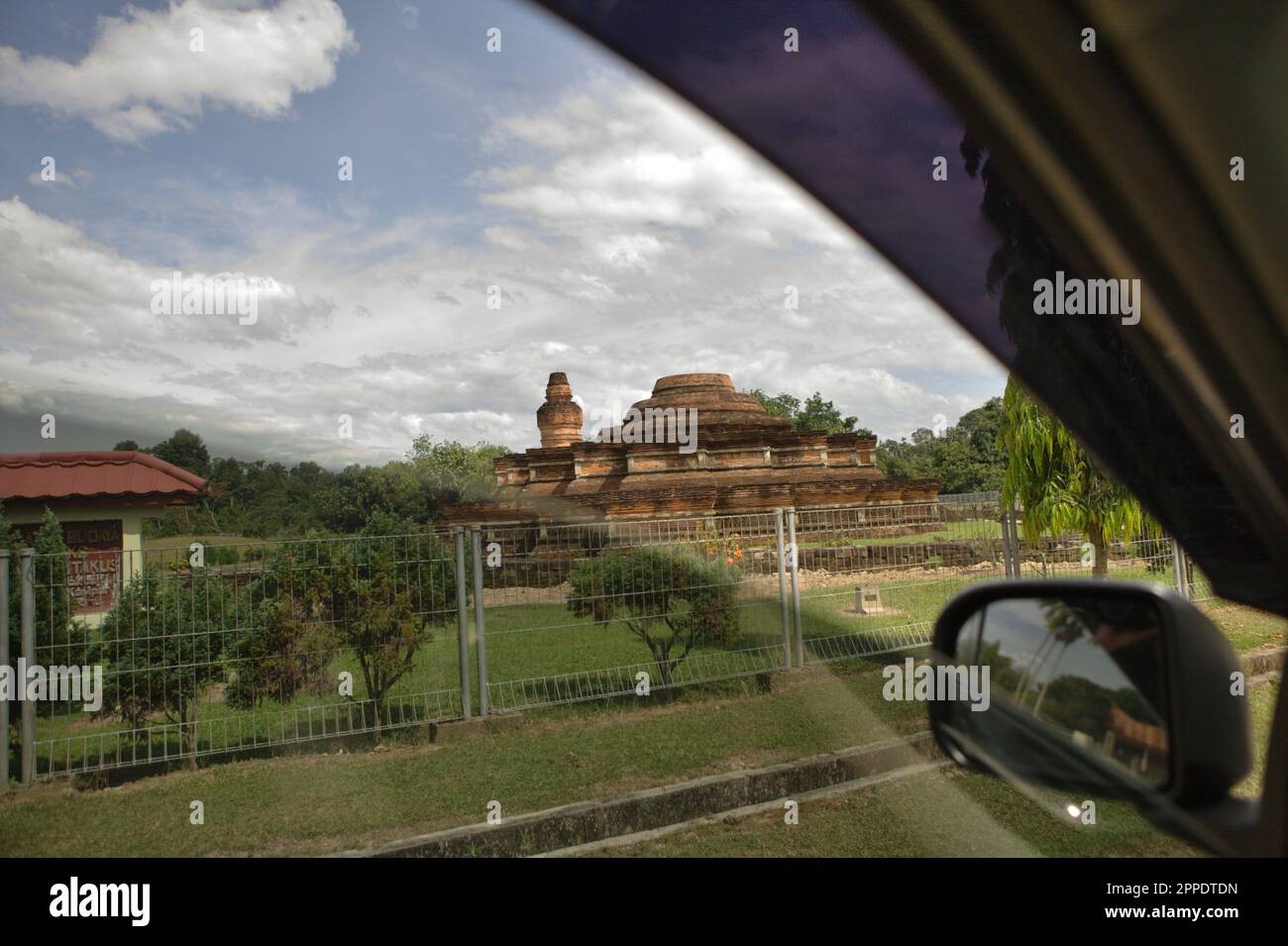 Tempio Muara Takus a Kampar, Riau, Indonesia. Foto Stock