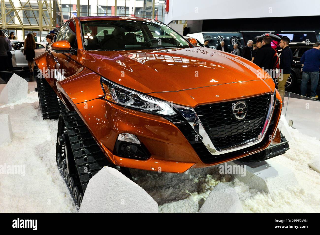 Toronto, ON, Canada - 15 febbraio 2019: Presentazione delle auto durante il Canadian International Auto Show 2019 al Metro Toronto Convention Centre Foto Stock