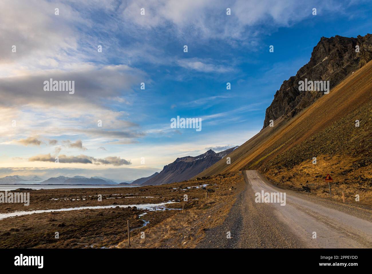 Stokksnes rappresenta un luogo perfetto per fotografi e amanti della natura Foto Stock