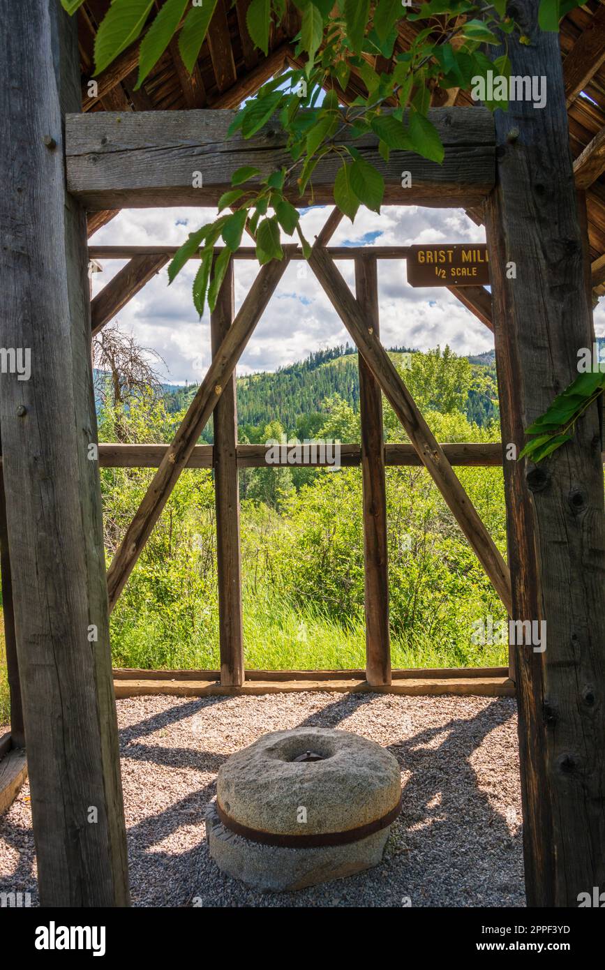 Old Mission state Park in Idaho Foto Stock