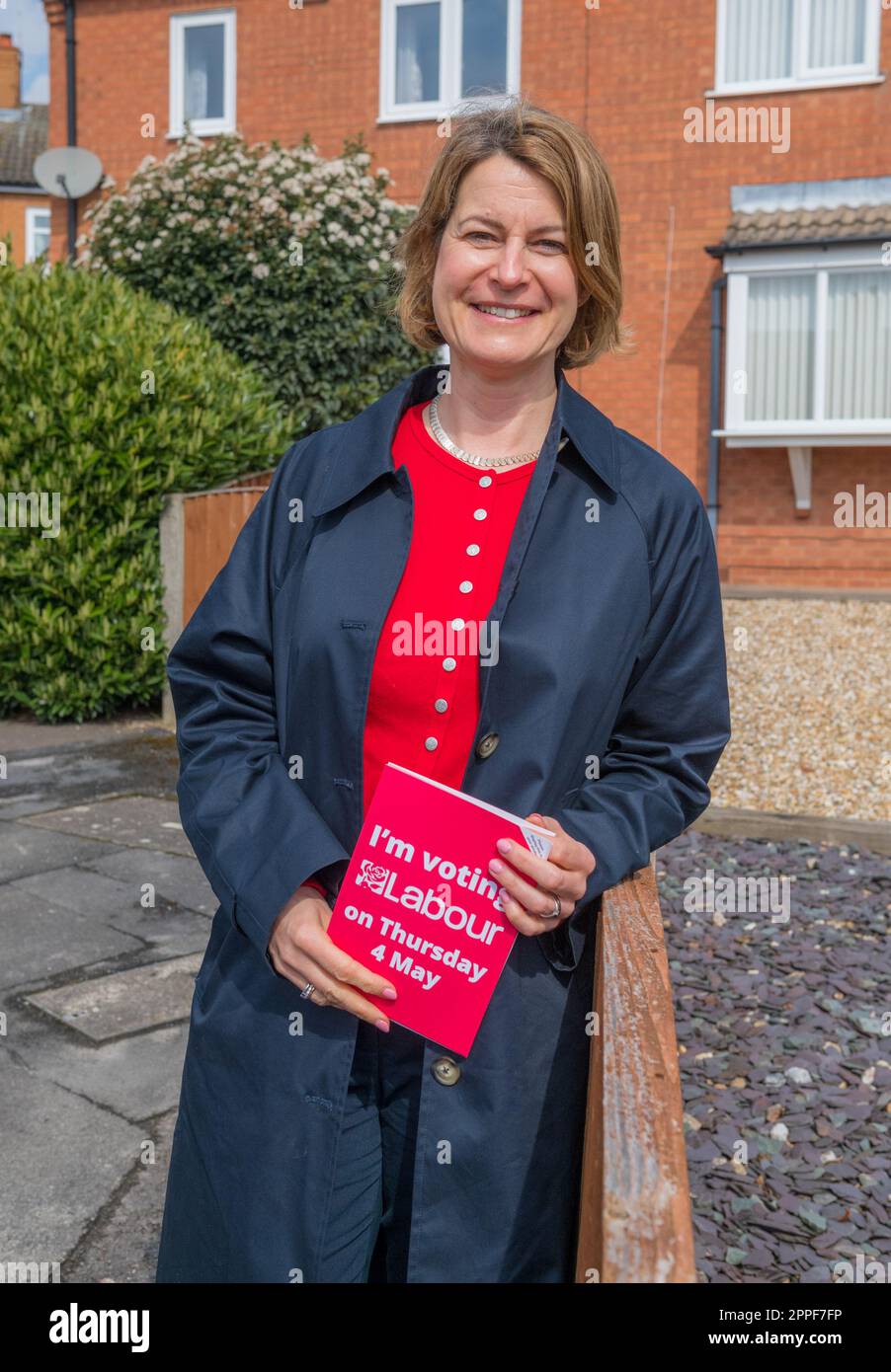 Helen Hayes M.P. Il Ministro ombra per i bambini e i primi anni e il parlamentare laburista per Dulwich e West Norwood si sono impegnati nelle elezioni locali. Foto Stock