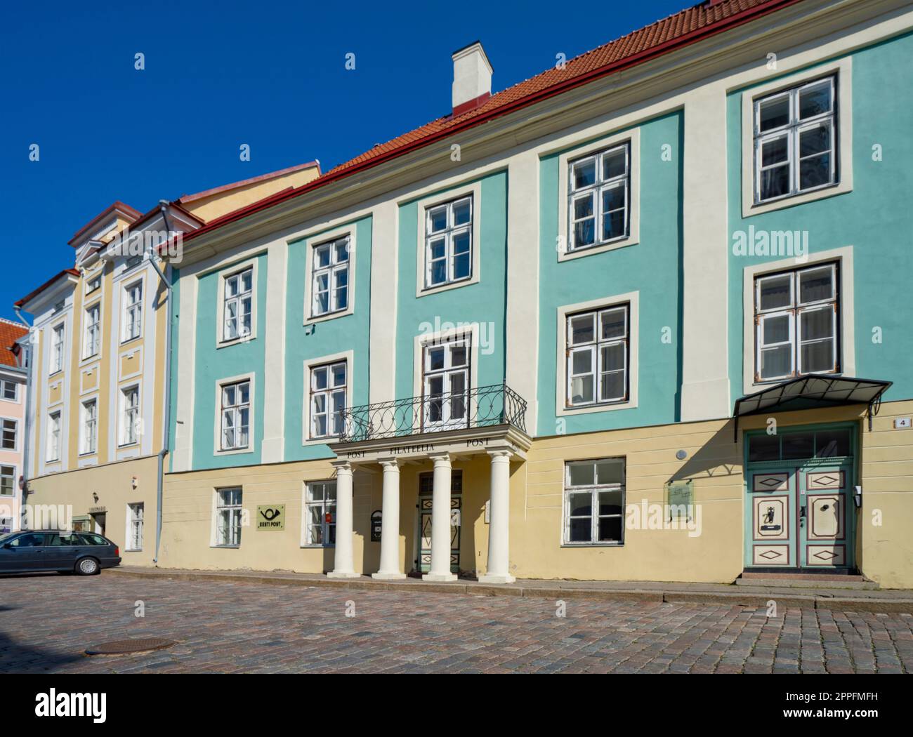 Ufficio postale estone a Tallinn, Estonia Foto Stock
