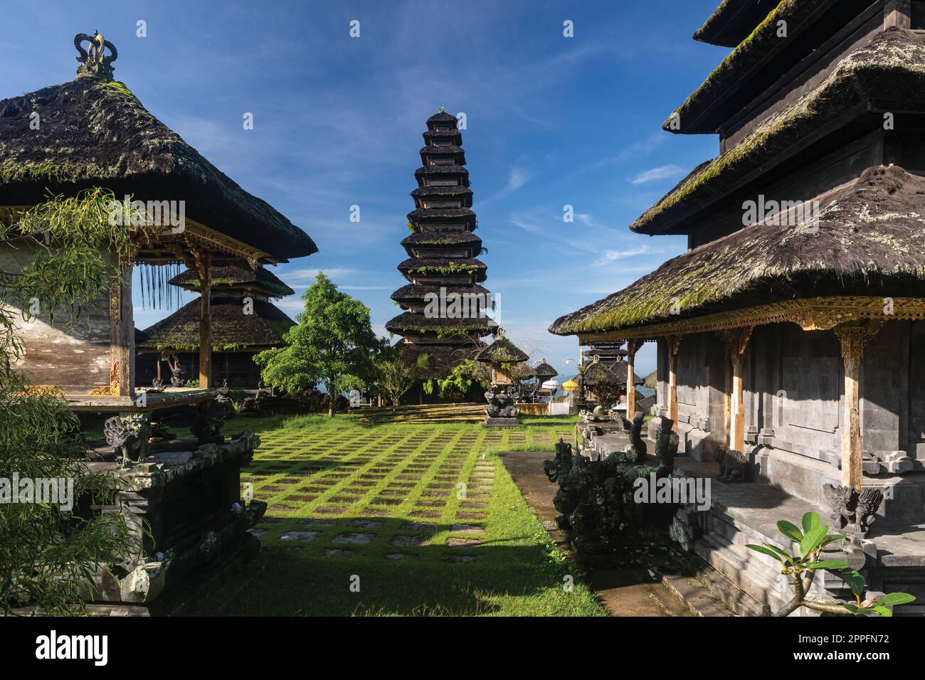 Tempio della madre indù di Besakih a Bali, Indonesia Foto Stock