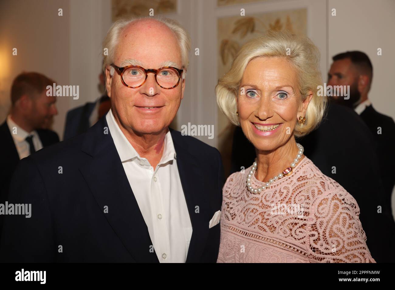 Ulrich e Kristina TrÃ¶ger, Steinway & Sons 'capolavori 8x8', Hotel Atlantic, Amburgo, 24.06.2022 Foto Stock