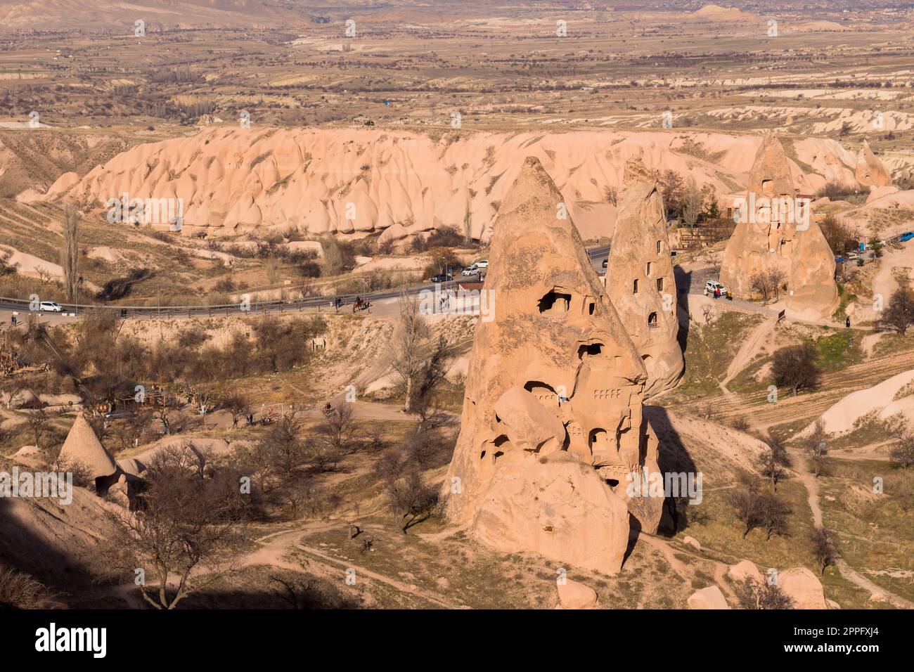 Gente in Cappadocia Foto Stock