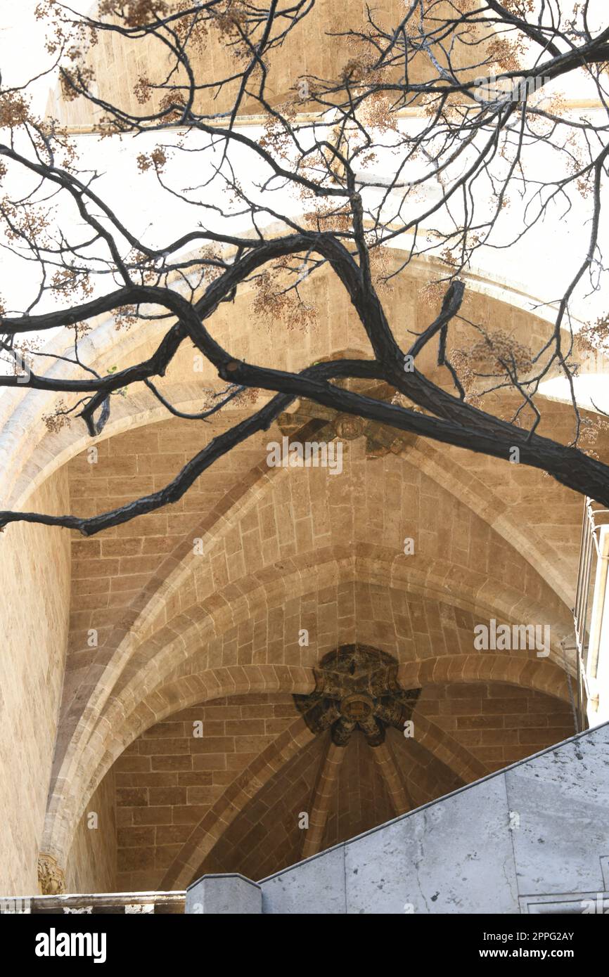 Vista sulla città, facciate di Valencia, provincia di Valencia, Spagna, marzo 2023 Foto Stock