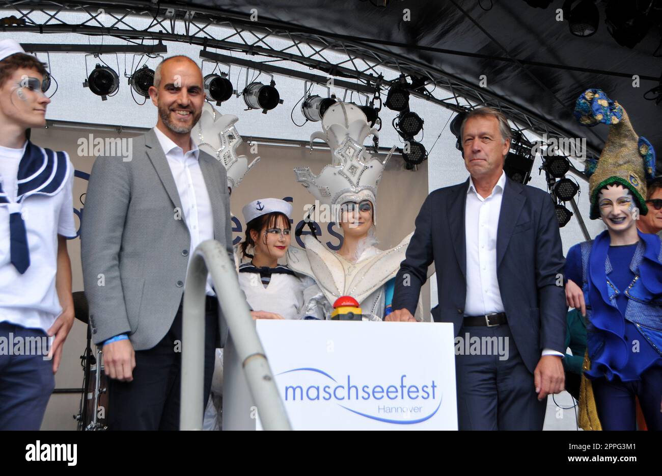 Apertura del Maschseefestival 2022 ad Hannover Foto Stock