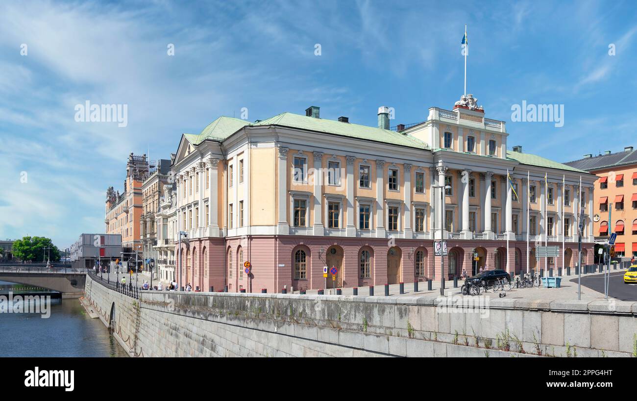 Utrikesdepartementet, UD, edificio del Ministero degli affari Esteri, ex Palazzo del Principe ereditario, Stoccolma, Svezia Foto Stock