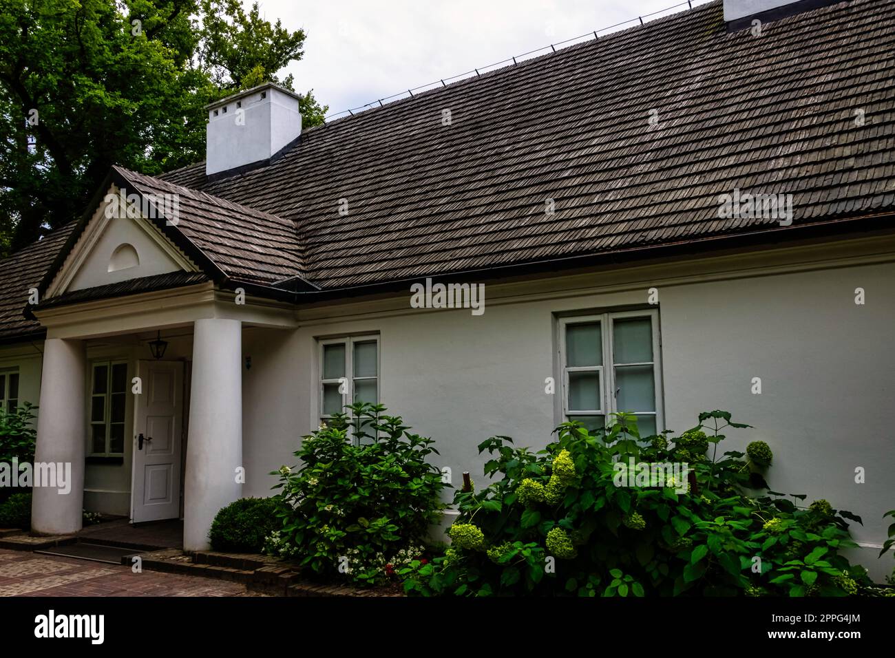 Casa padronale di Zelazowa Wola - il luogo di nascita di Frdric Chopin - Zelazowa Wola. Masovia, Polonia Foto Stock