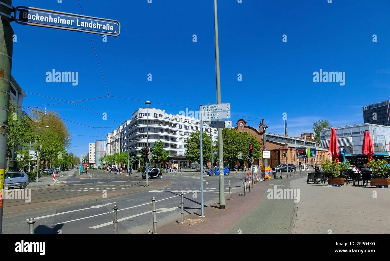 Bockenheimer Depot Theater a Francoforte sul meno, Germania Foto Stock