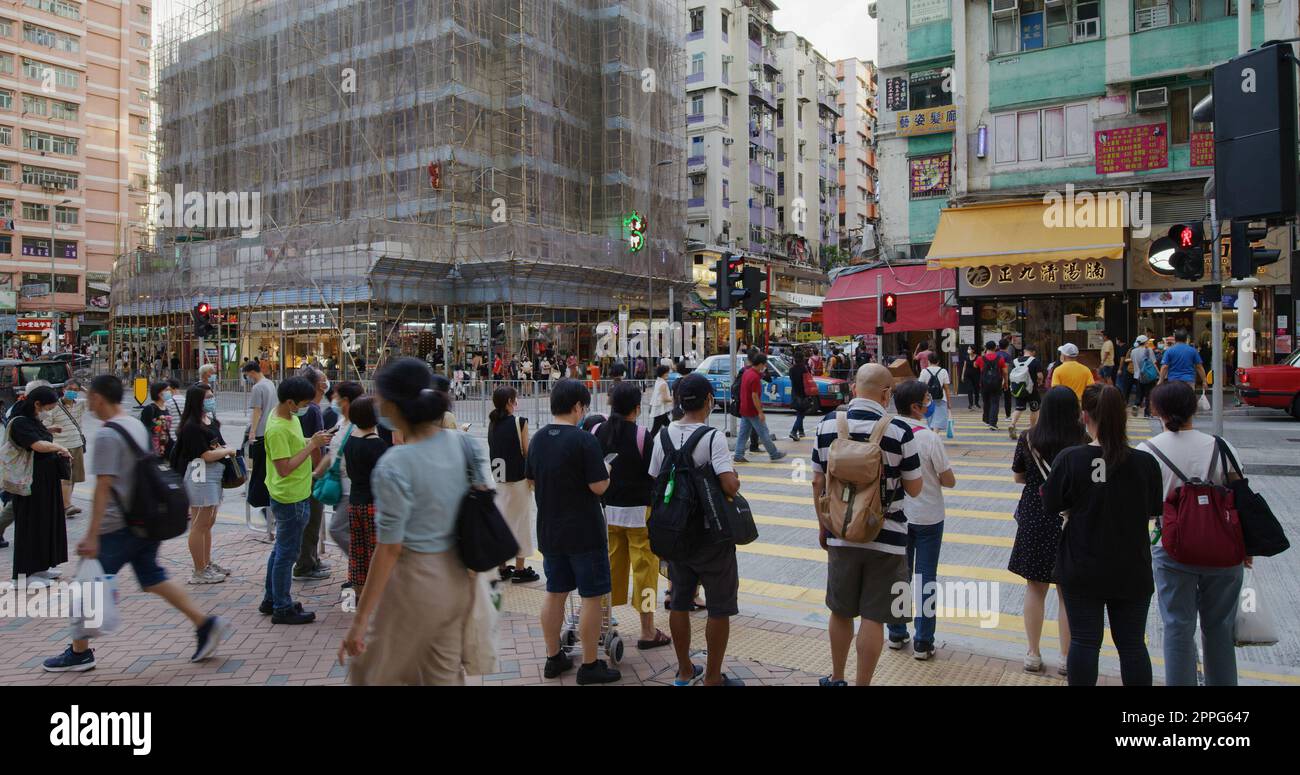 Kwun Tong, Hong Kong 27 maggio 2021: Distretto residenziale di Hong Kong Foto Stock