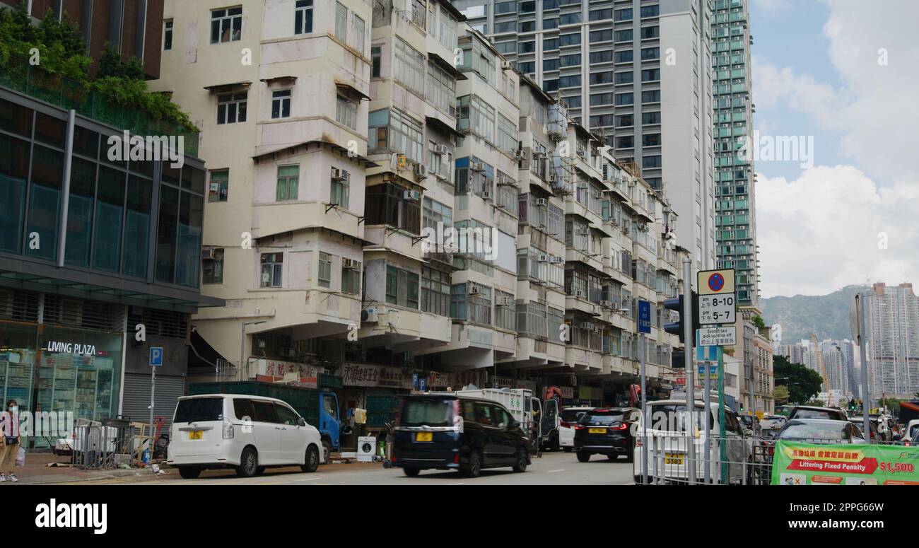 A Kwa WAN, Hong Kong 09 settembre 2021: Città di Hong Kong Foto Stock