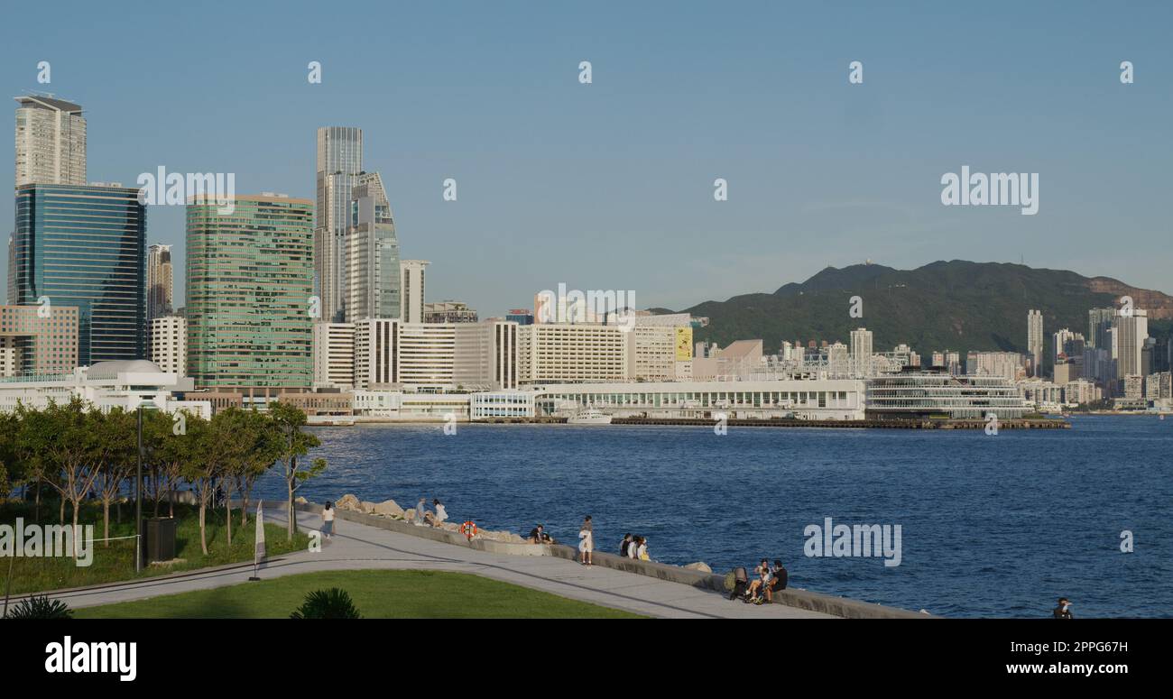 Hong Kong 17 settembre 2021: Art Park, West Kowloon Cultural District Foto Stock