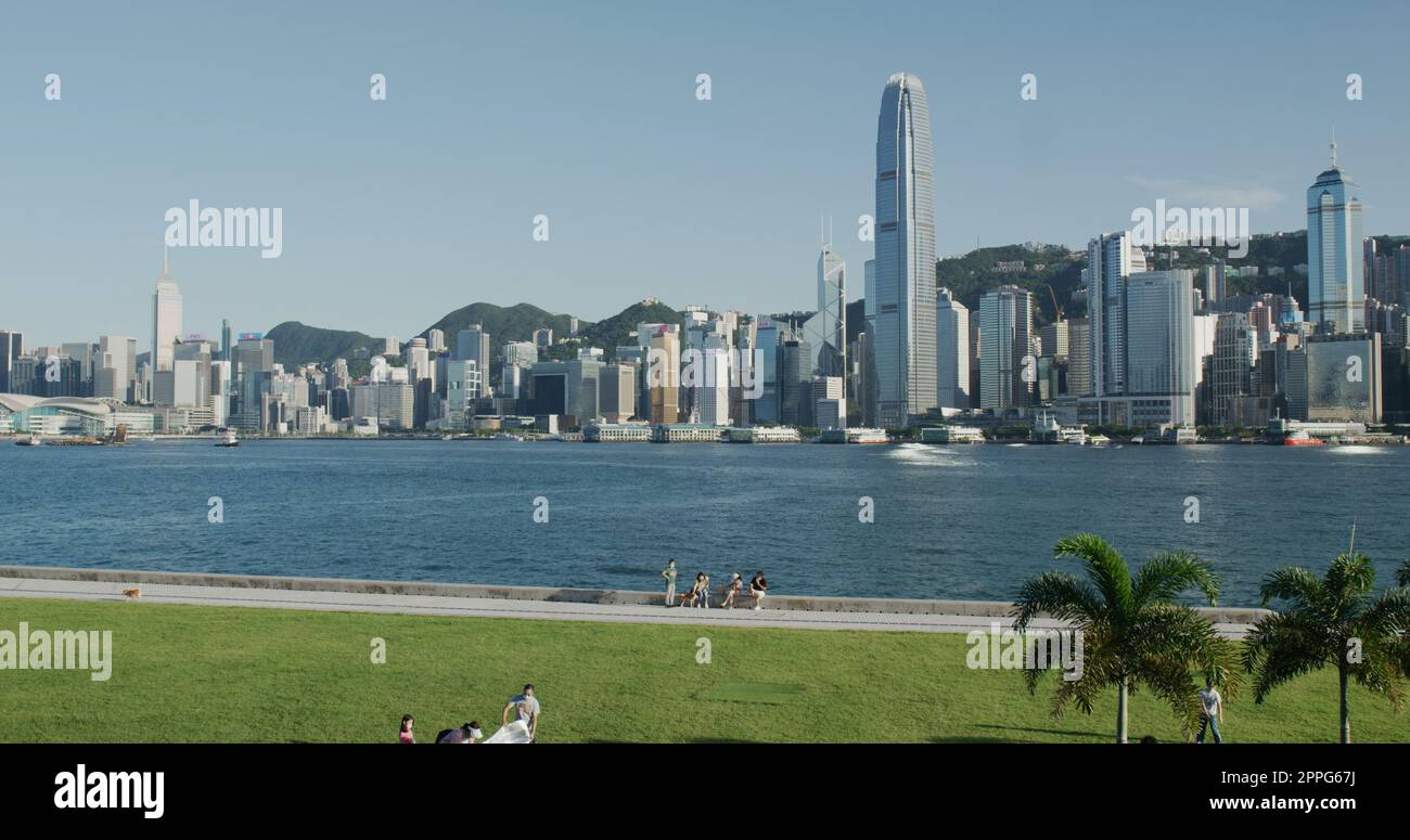 Hong Kong 17 settembre 2021: Art Park, West Kowloon Cultural District Foto Stock