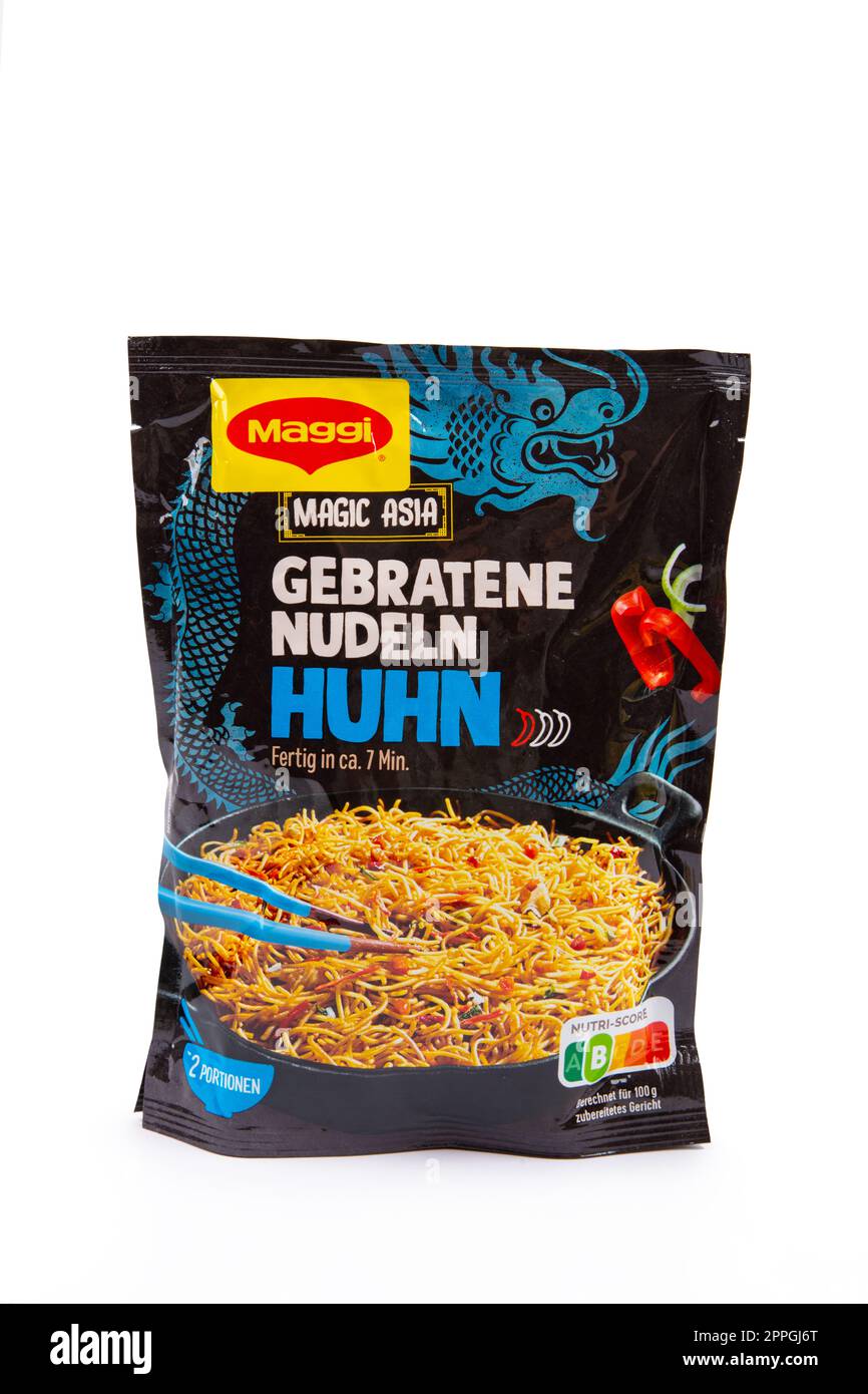MAGGI Chicken Asia Instant Noodles Foto Stock