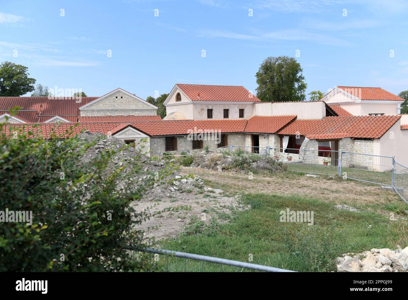 Città romana e parco archeologico a Carnuntum, Austria Foto Stock