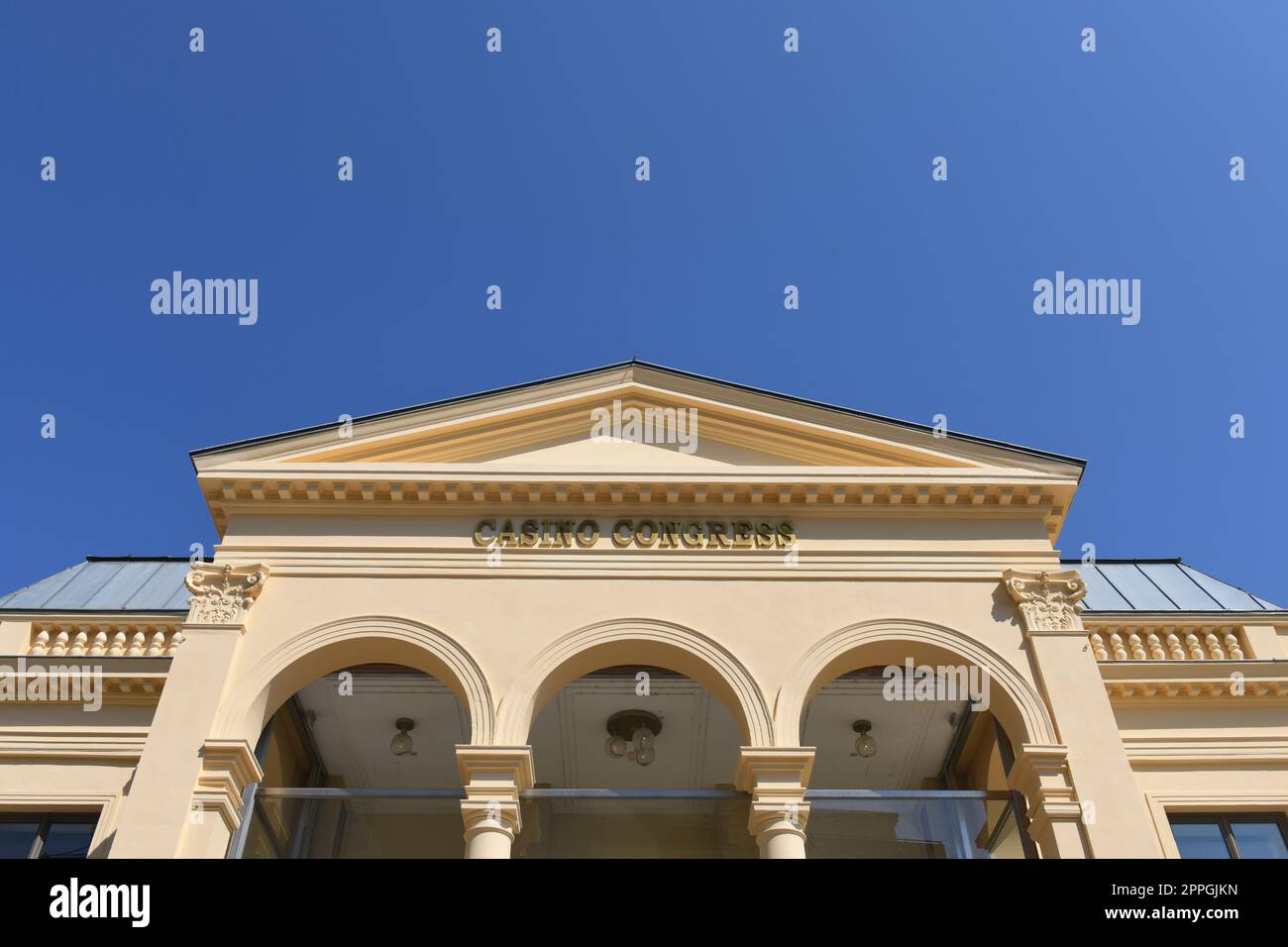 Casinò nella città termale di Baden, vicino a Vienna, bassa Austria, Austria Foto Stock