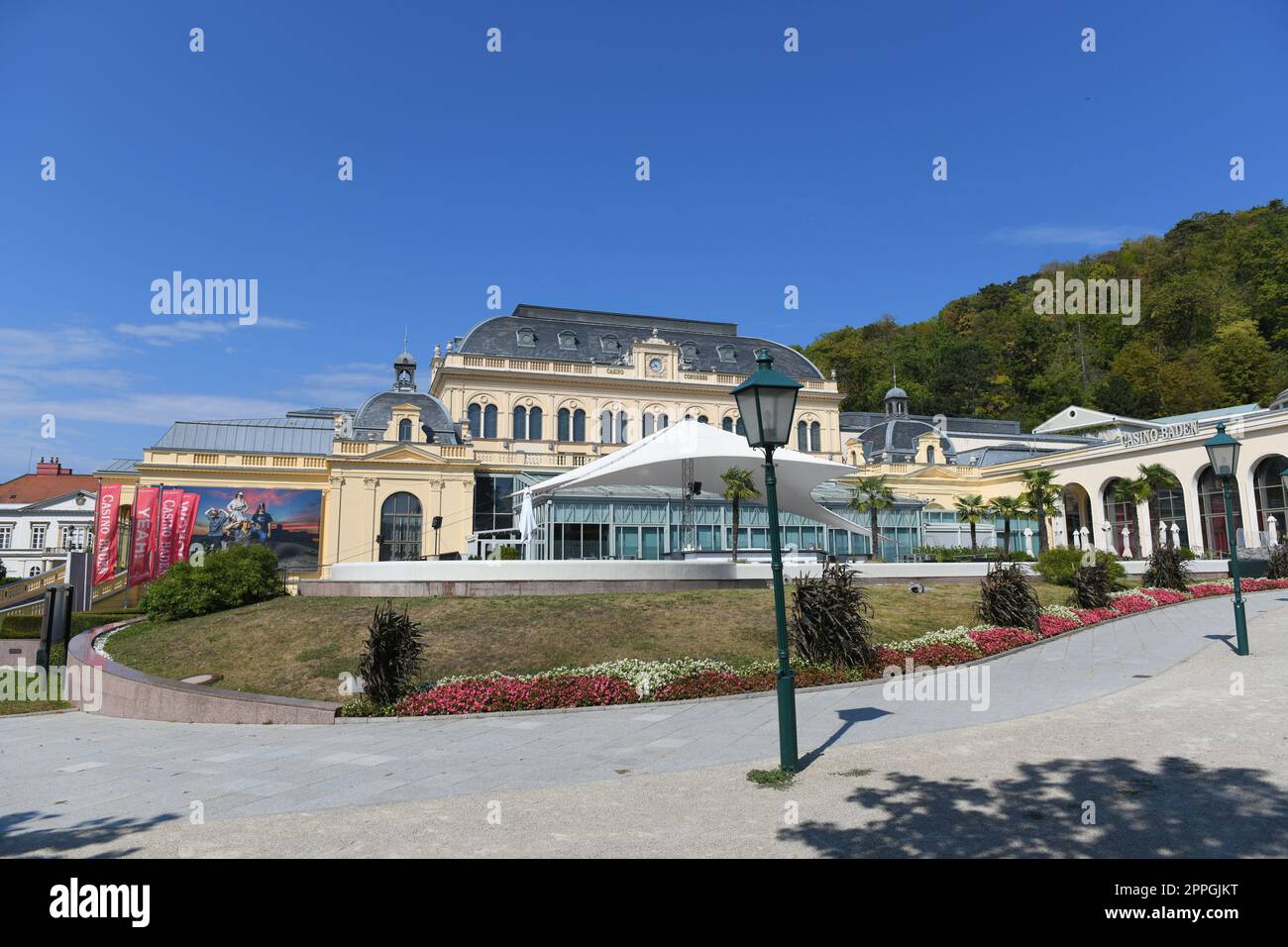 Casinò nella città termale di Baden, vicino a Vienna, bassa Austria, Austria Foto Stock