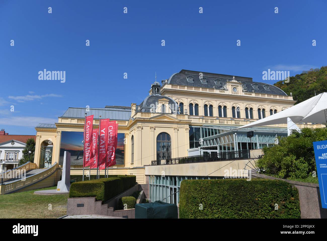 Casinò nella città termale di Baden, vicino a Vienna, bassa Austria, Austria Foto Stock