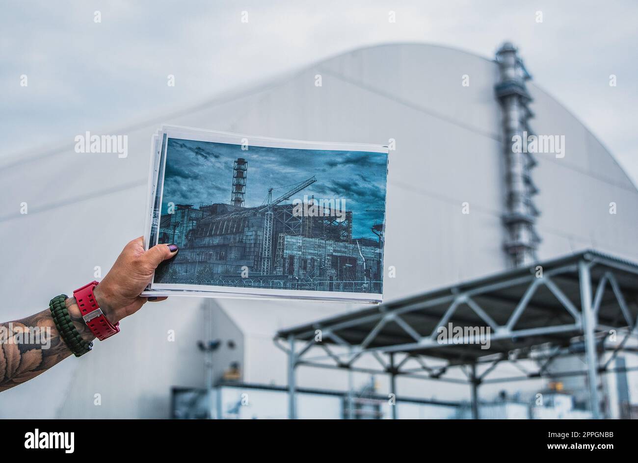 Centrale nucleare di Chernobyl III Foto Stock