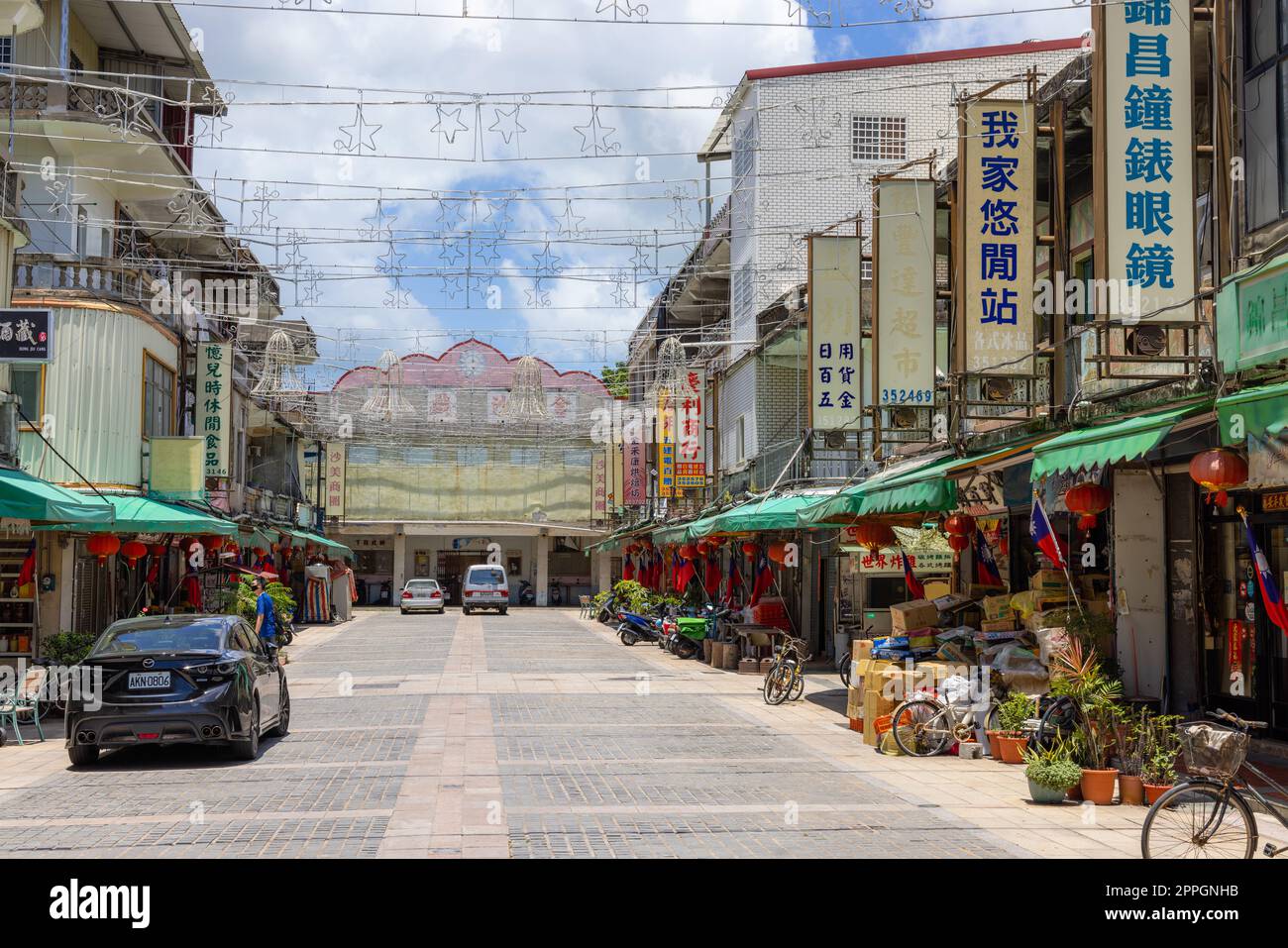 Kinmen, Taiwan 29 giugno 2022: Sha Mei Old Street a Kinmen di Taiwan Foto Stock