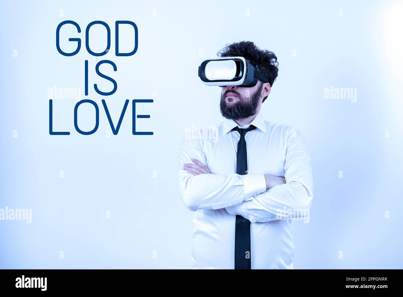 Esposizione concettuale Dio è Amore. Business Concept credere in Gesù avere fede pensieri religiosi Cristianesimo Foto Stock