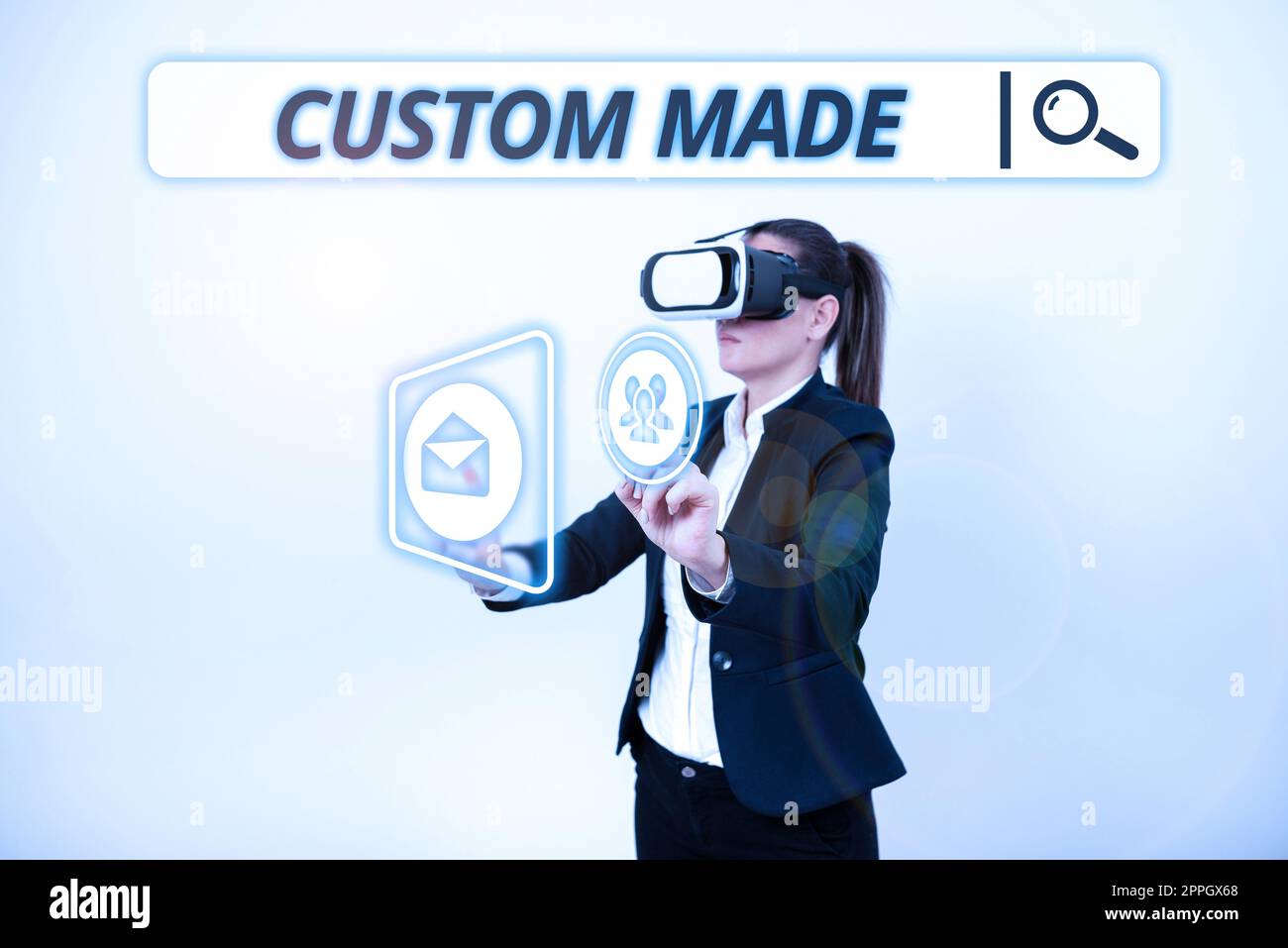 Didascalia concettuale personalizzata. Concetto di business qualcosa viene fatto per ordinare per una particolare organizzazione del cliente Foto Stock