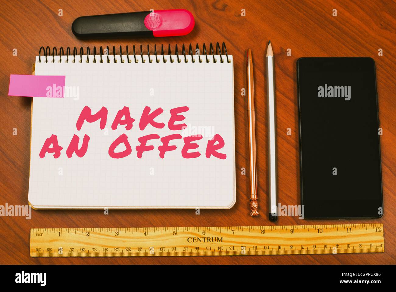 Didascalia concettuale fare un'offerta. Proposta di approccio aziendale portare su Volontario proffer Bestow Bid Grant Foto Stock