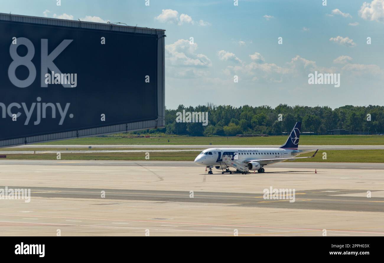 Aereo LOT Airlines Foto Stock