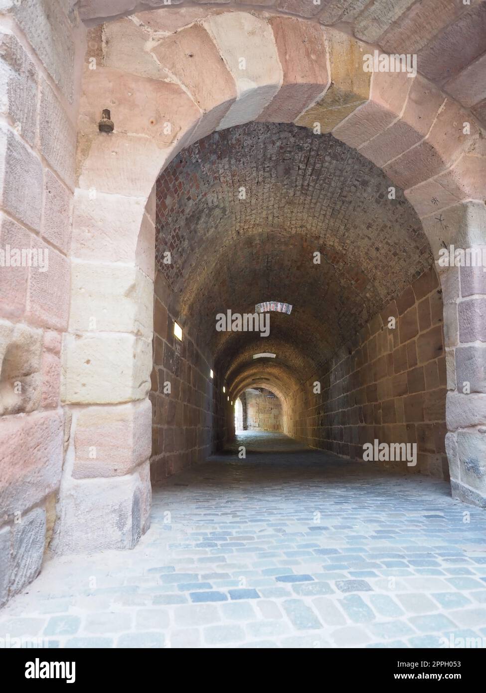 Nuernberger Burg castello a Norimberga Foto Stock