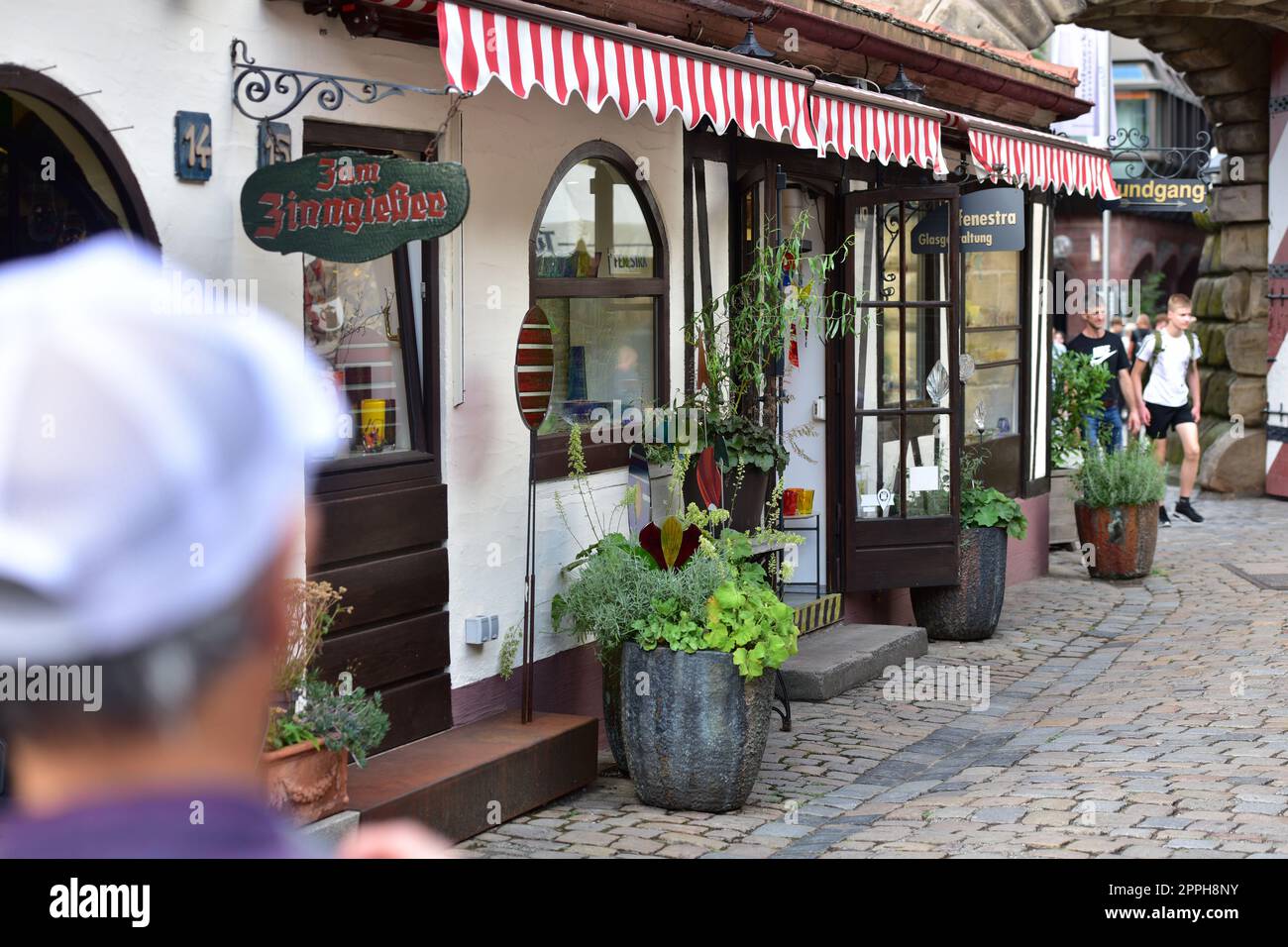 L'Handwerkerhof di Norimberga Foto Stock