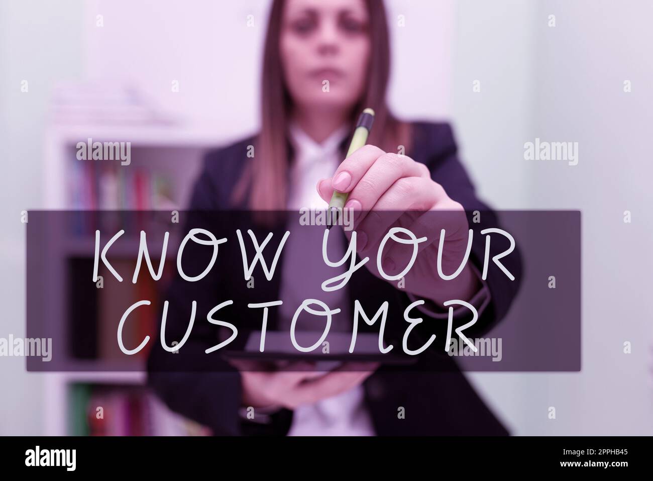 Didascalia di testo che presenta il settore bancario e finanziario. Business Concept Marketing creazione di un sondaggio migliorare il prodotto o il marchio Foto Stock