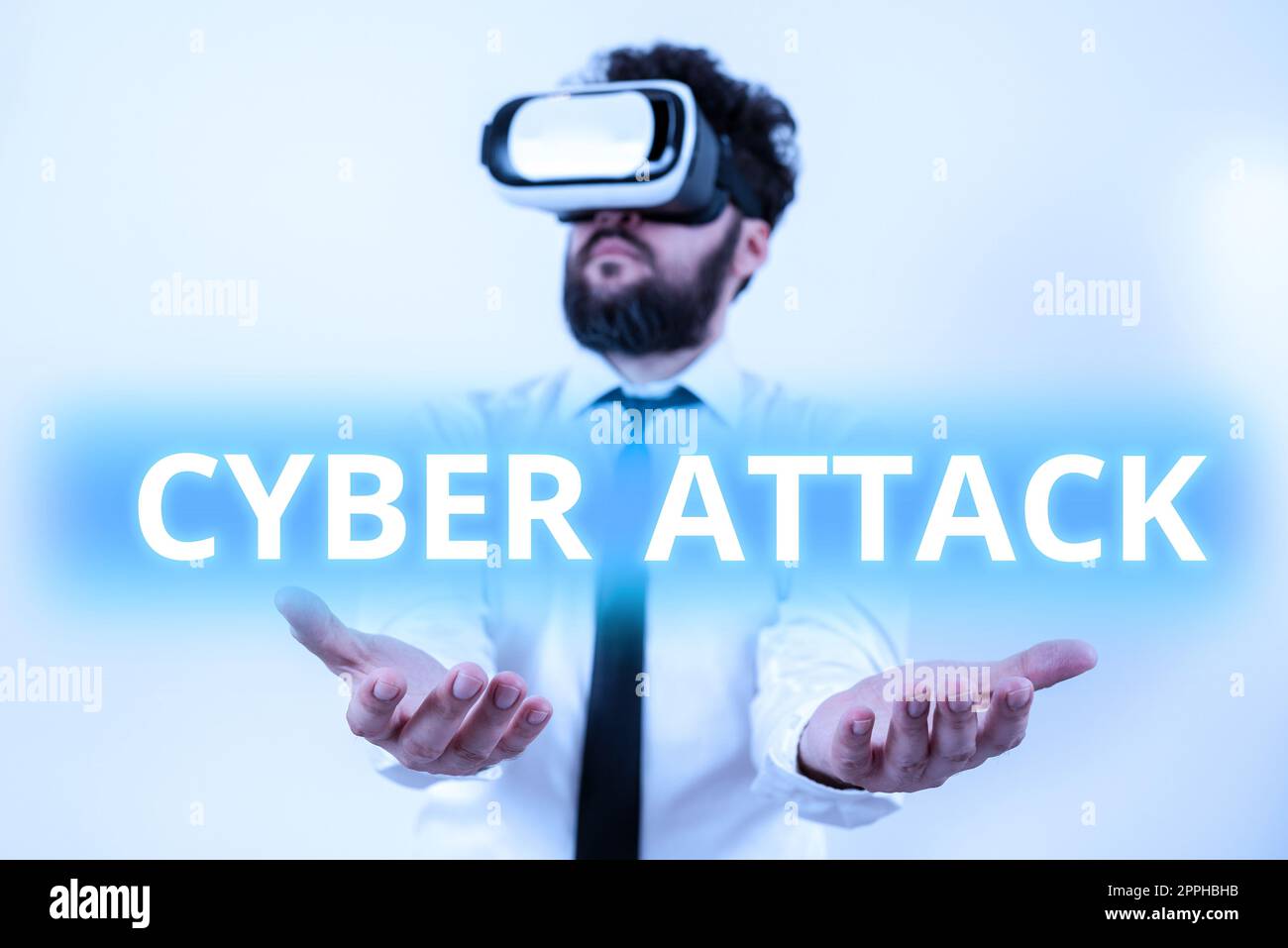 Ispirazione che mostra il segno Cyber Attack. Foto concettuale tentativo da parte di hacker di danneggiare distruggere un sistema informatico Foto Stock
