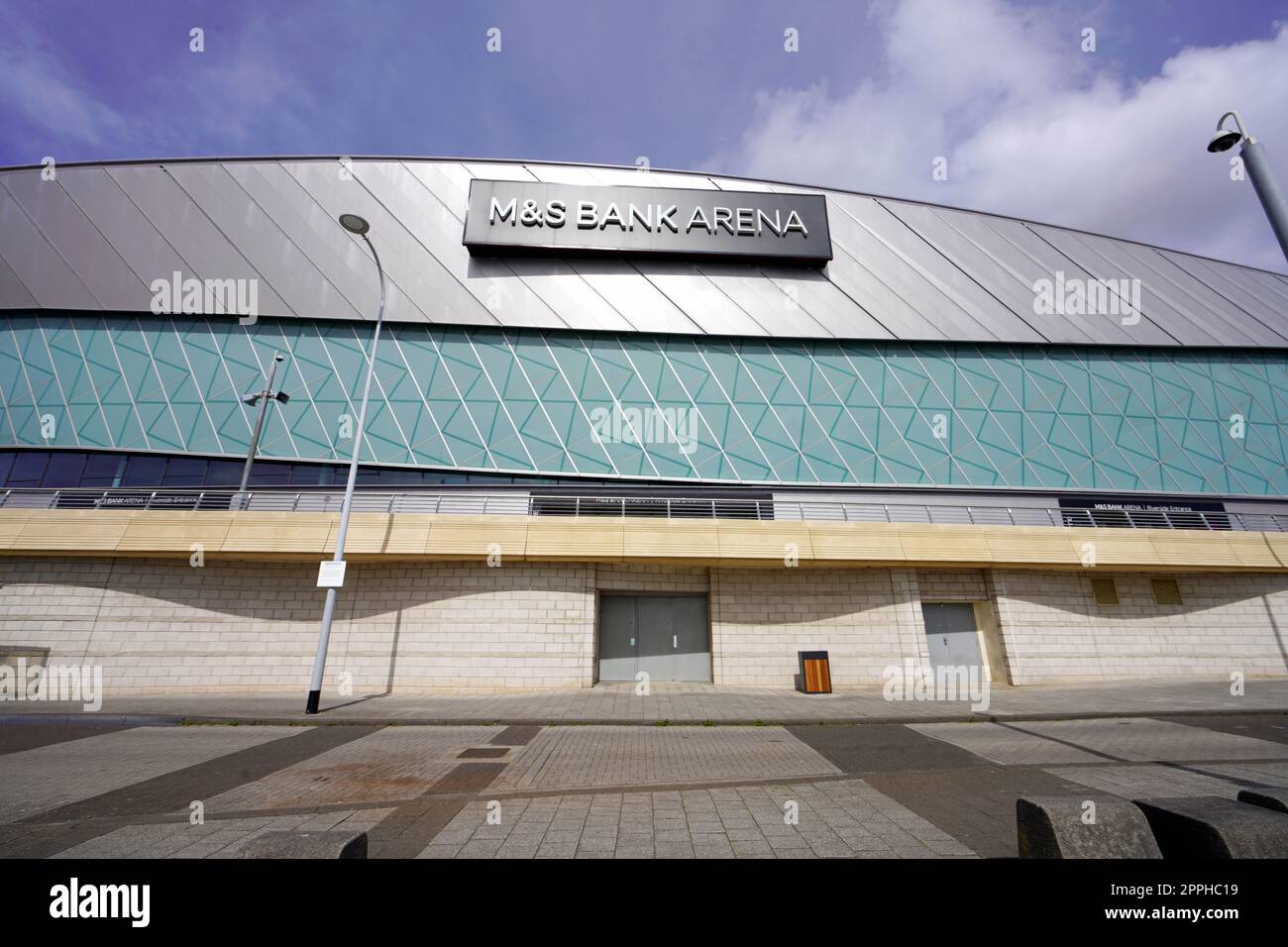 LIVERPOOL, Regno Unito - 14 LUGLIO 2022: La Liverpool Arena ospiterà l'Eurovisione Song Contest 2023, Inghilterra, Regno Unito Foto Stock